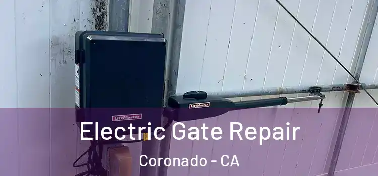 Electric Gate Repair Coronado - CA
